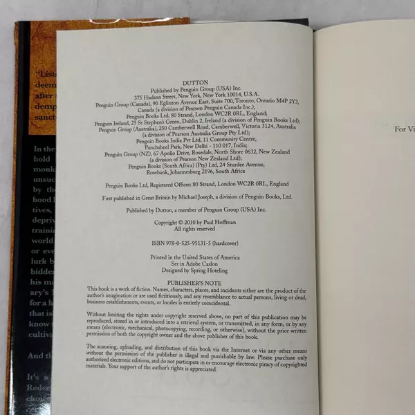 The Left Hand of God by Paul Hoffman 2010 Hardcover