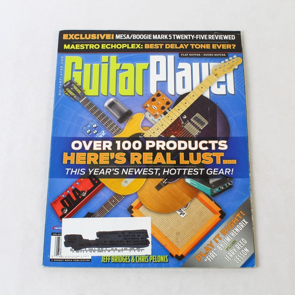 Guitar Player Magazine April 2015 Jeff Bridges Chris Pelonis