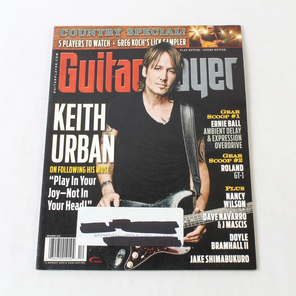 Guitar Player Magazine Dec 2016 Keith Urban Doyle Bramhall III Dave Navarro