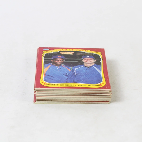 Lot of 28 1987 Fleer Star Stickers MLB Baseball Cards - Very Good Condition