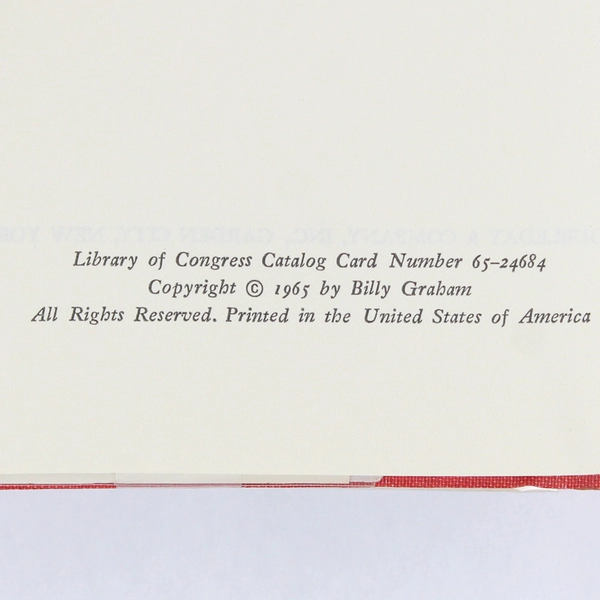 World Aflame - Billy Graham, 1965 HC