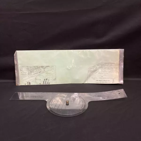 Vtg Dockley's Spredrose Easy Ship Marine Course Plotter Tool 20" - Pre-Owned
