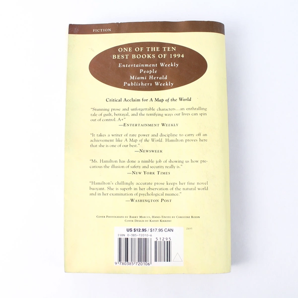 A Map of the World: A Novel by Jane Hamilton 1995 Trade Paperback