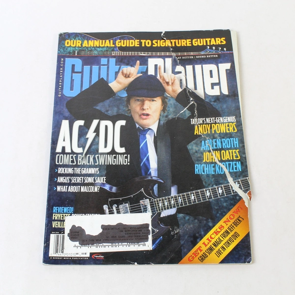 Guitar Player Magazine May 2015 Angus Young AC/DC Arlen Roth Pre-Owned