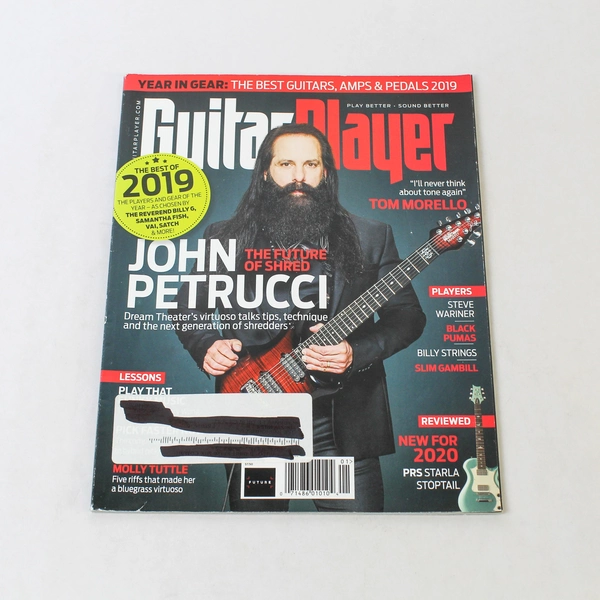 Guitar Player Magazine Jan 2020 John Petrucci Tom Morello Dream Theater