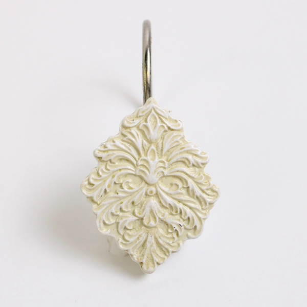 Set of 12 Decorative Victoria Shower Curtain Rod S Hooks