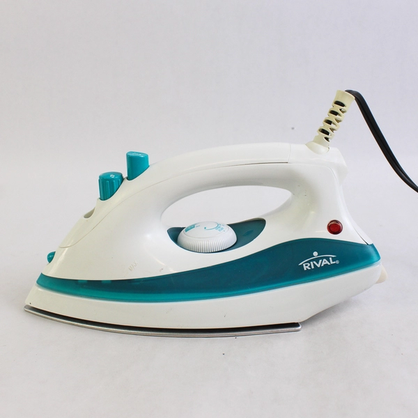 Rival Plug-In Electric Steam and Dry Iron Model IR600 White & Teal