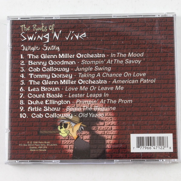 The Roots Swing N' Jive Jungle Swing CD Various Artists 1998 - Good Condition