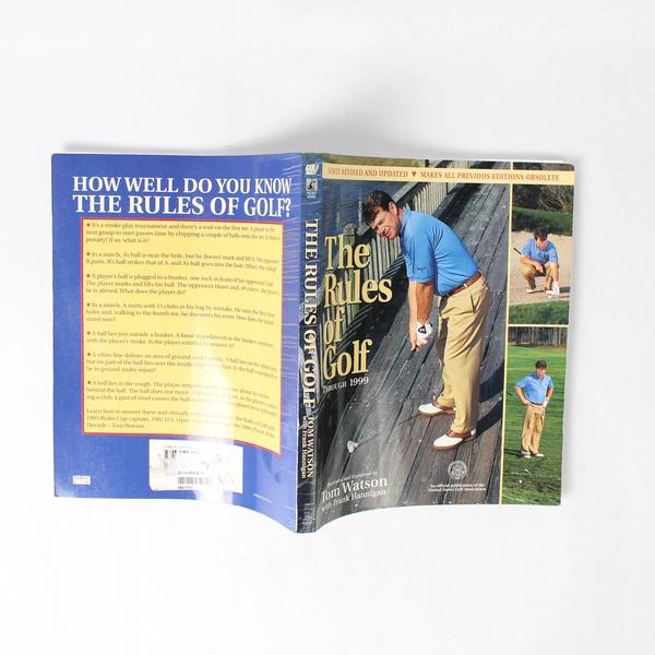The Rules of Golf Through 1999 by Tom Watson 1996 Paperback