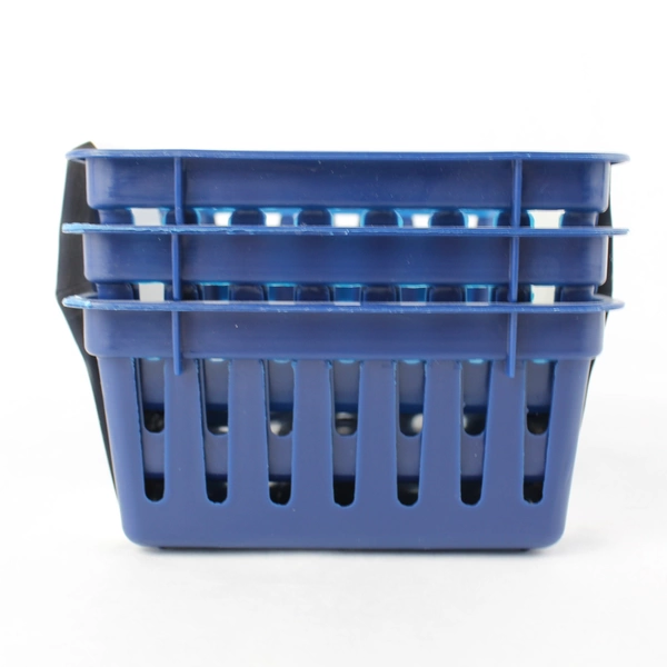 Starplast Dark Blue Mini Baskets Set of 3 - 5"x6.5"x2.5" - New Storage Solutions