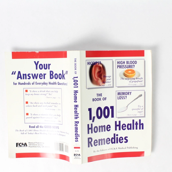 The Book Of 1001 Home Health Remedies 2001 Paperback