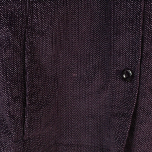 Pappagallo Violet Button-Up Jacket with Lace Pocket Detail, Women's M