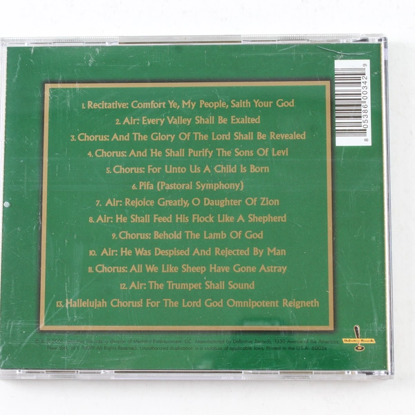 Christmas Collections The Messiah Music CD Various Artists 2001