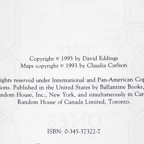 The Shining Ones by David Eddings 1993 Hardcover