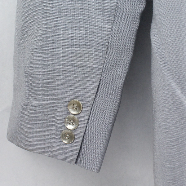 Vintage Sasson Women's Gray Blazer Jacket One Button Size 8/9 - Classic Style