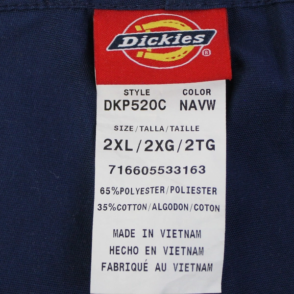 Dickies Dark Blue Size 2XL Draw String Scrub Pants 