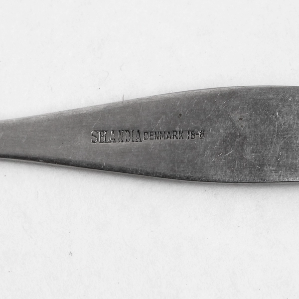 VTG Selandia Denmark 18-8 Stainless Baby Food Pusher Monkey Umbrella