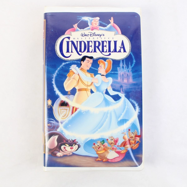 Walt Disney's Masterpiece Collection VHS Tape Cinderella Animated 1950