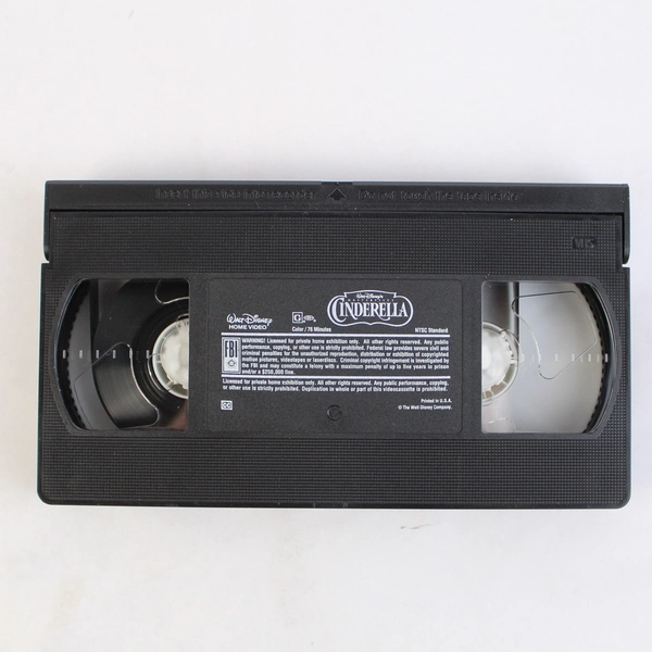 Walt Disney's Masterpiece Collection VHS Tape Cinderella Animated 1950