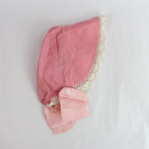 Vintage Children's Pink Dance Costume Set Skirt Bonnet Leg Warmers Sz S