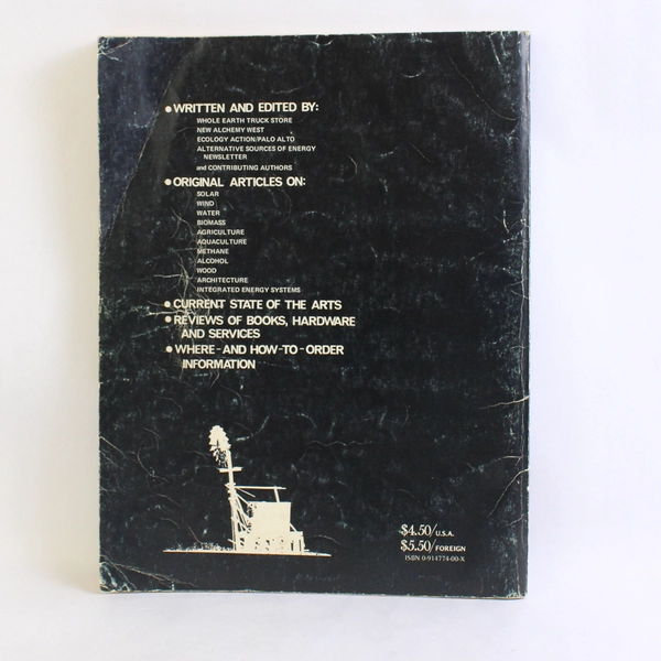 Vintage 1974 Energy Primer From Portola Institute Paperback