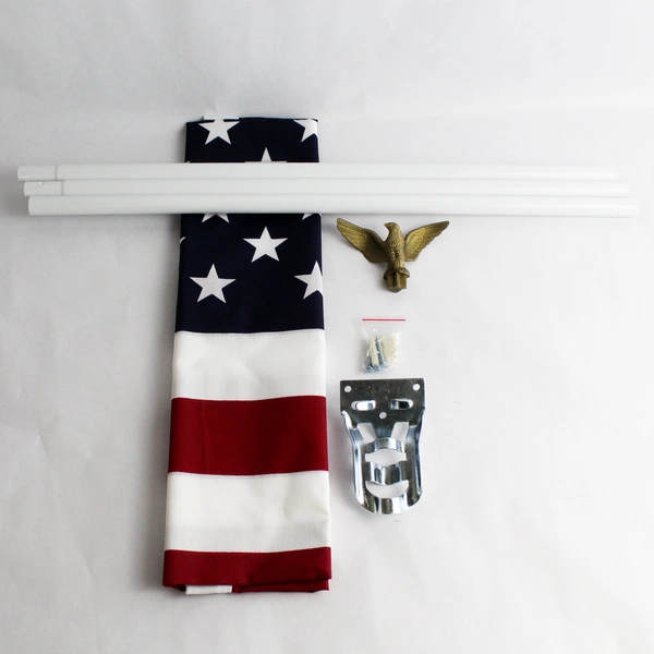 Independence Flag set 5ft x 3ft USA Flag Decorative Banner Yard Garden Home