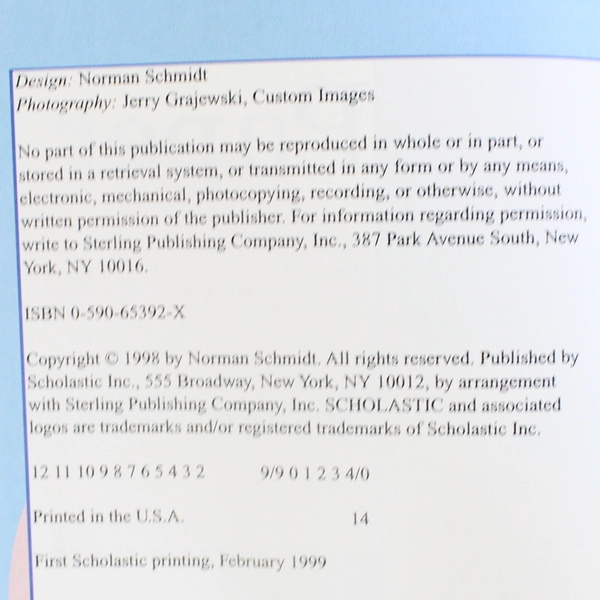 Scholastic Fabulous Paper Gliders by Norman Schmidt 1999 Paperback