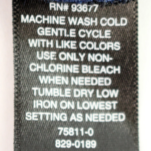 St. Johns Bay Men's Medium Blue White Fleece Christmas Mock Neck Sweatshirt