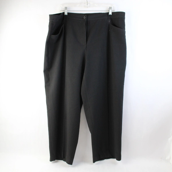 Finity Women's Work Slack Pants Black Size 20W