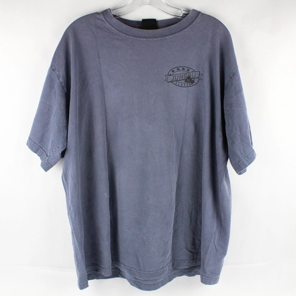 Ouray Sportswear Juneau Alaska Chinook Dry Fly Ale Blue T-Shirt Men's Size XL