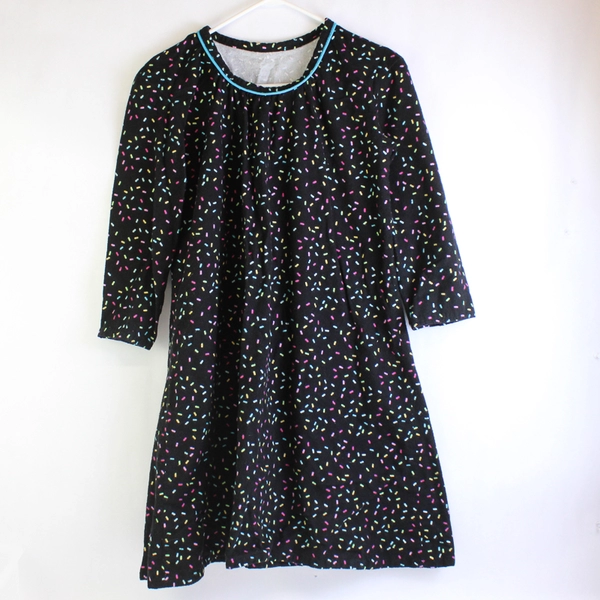 Handmade Confetti Print Night Gown Girl's Size Large