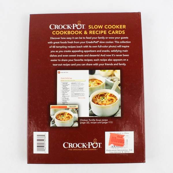 Crock Pot Cookbook & Recipe Cards by Publications International Ltd.