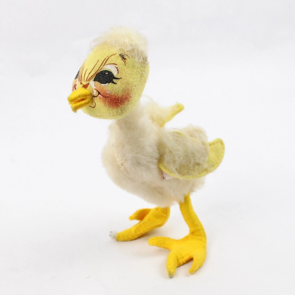 Lot of 2 Annalee Mobilitee White and Yellow Ducks Dated 1991 