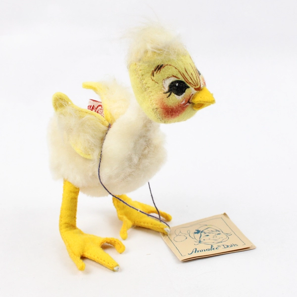 Lot of 2 Annalee Mobilitee White and Yellow Ducks Dated 1991 