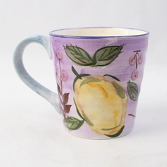 Totally Today Ceramic Coffee Mug Cup Colorful Fruit Design 4" Tall