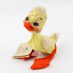 Vintage Yellow Annalee Mobilitee Duck Dated 1982 With Tag