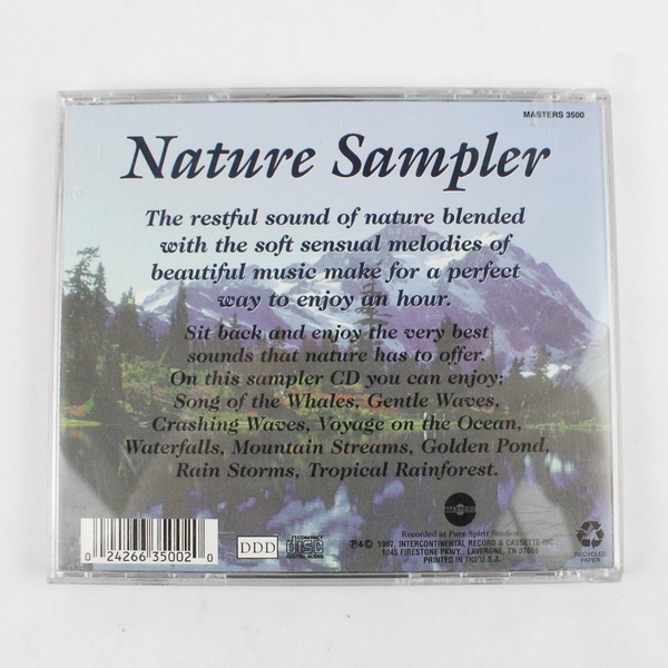 Nature Sampler Sounds of Nature by Macheis Wind CD Ambient Music