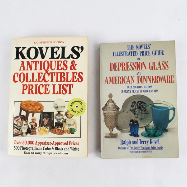 Lot Of 2 Paperback Kovels' Books Antiques & Collectibles Price List Guide