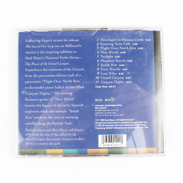 Music of the Grand Canyon CD by Nicholas Gunn National Parks Series