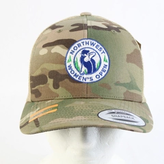Northwest Women's Open Camo Baseball Cap From The Classics Yupoong NWT