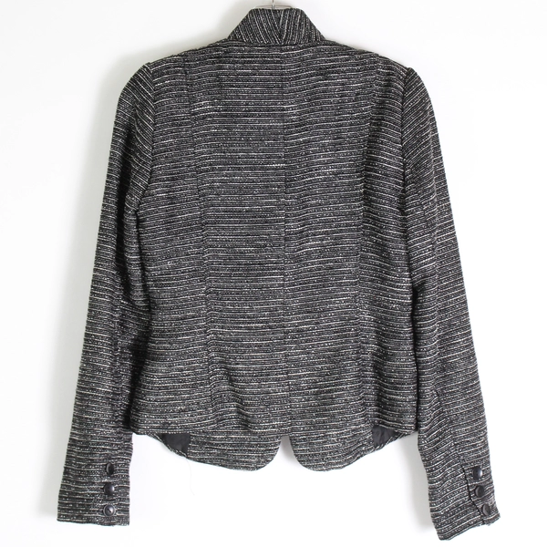 Yest Black White and Silver Blazer Women's Size 4-6