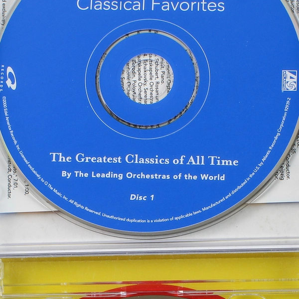 50 Classical Favorites Greatest Classics of All Times CD 2000 Bach Vivaldi