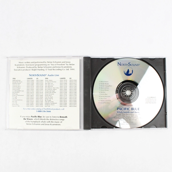 Pacific Blue Whale Music CD Stefan Schramm Jonas Kvarnstrom Nature Sounds