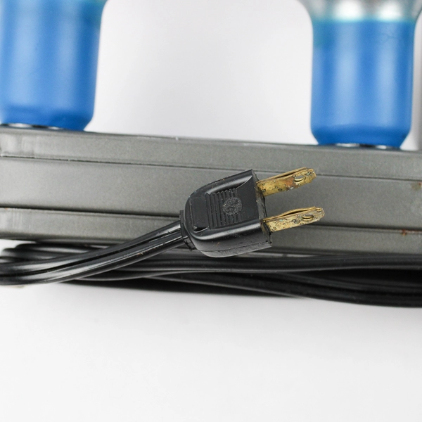 Vintage Adams W50 Light Bar in Metal Storage Container 4 Bulbs Screw in Handle