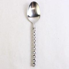 Hampton Silversmiths Brade Glossy 7 7/8" Place Oval Spoon 18/10 Stainless