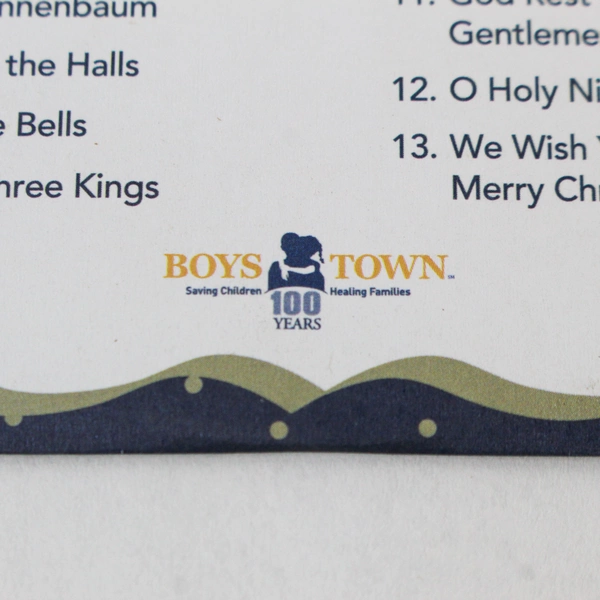 Boys Town Instrumental Christmas Favorites Music CD 13 Songs Holiday Music