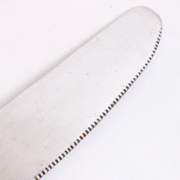 Lot of 6 Hampton Silversmiths Brade Glossy 9 1/8" Dinner Knives 18/10 Stainless