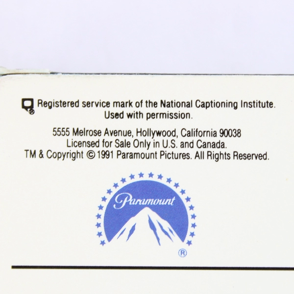 Flashdance VHS 1983 Starring Jennifer Beals Directed By Adrian Lyne