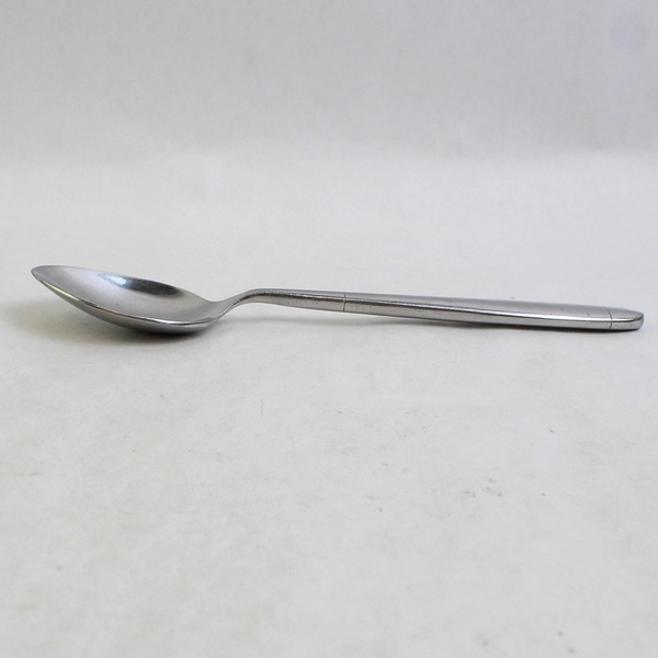 Lot of 6 Hampton Silversmiths Lacoupole Frosted 7 7/8" Oval Place Spoons SS