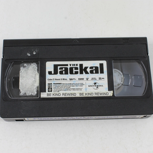 The Jackal VHS 1998 Bruce Willis Richard Gere Rated R Universal Home Video